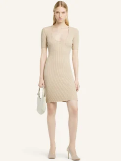 MINI CUT-OUT KNIT DRESS