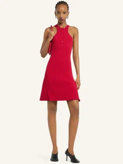 MINI SCUBA RIB KNIT DRESS