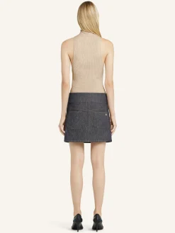 MOCKNECK LIGHT RIB TOP