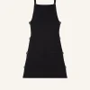 MULTI-BUCKLE MINI DRESS