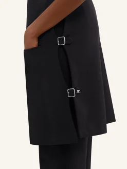 MULTI-BUCKLE MINI DRESS