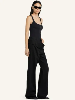 OBLIQUE 90'S RIB TANK TOP