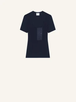 OBLIQUE 90'S RIB T-SHIRT