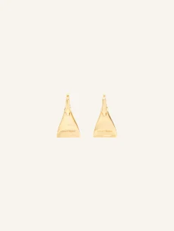 ONE BRASS EARRINGS