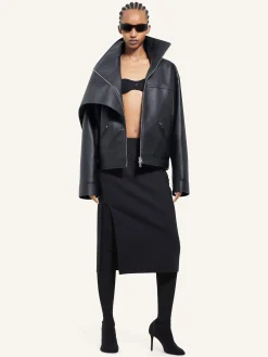 OVERSIZED LEATHER JACKET
