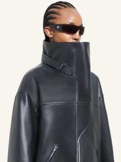 OVERSIZED LEATHER JACKET