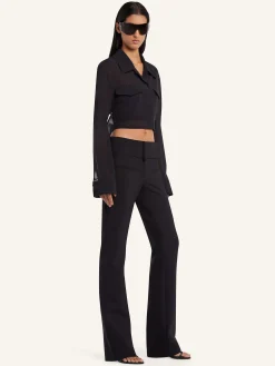 2-POCKET COTTON CROPPED SHIRT