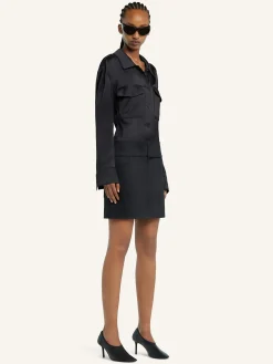 2-POCKET SATIN SHIRT