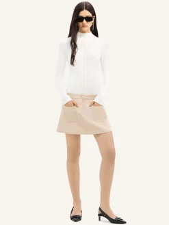 2-POCKET TWILL MINI SKIRT