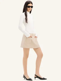 2-POCKET TWILL MINI SKIRT