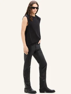 5-POCKET VINTAGE LEATHER PANTS