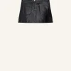 2-POCKET VINYL MINI SKIRT