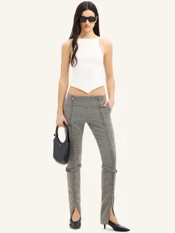 POINTY RIB KNIT TANK TOP