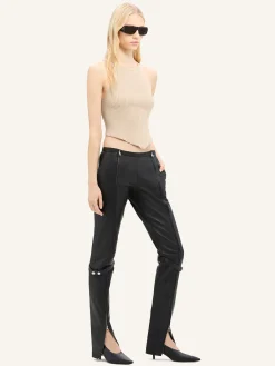 POINTY RIB KNIT TANK TOP