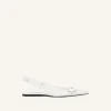 RACER LEATHER SLINGBACK BALLERINAS