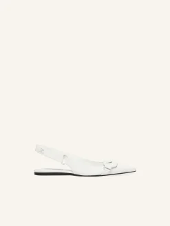 RACER LEATHER SLINGBACK BALLERINAS