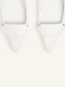 RACER LEATHER SLINGBACK BALLERINAS