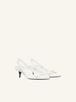 RACER LEATHER SLINGBACKS