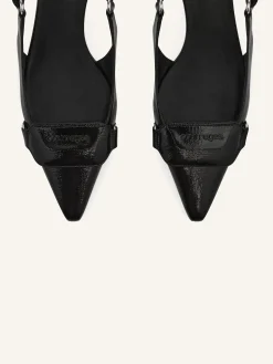 RACER VINYL SLINGBACKS