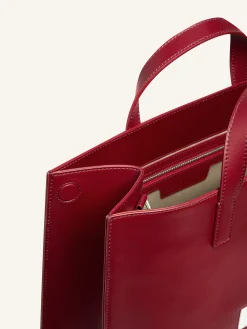 REEDITION LEATHER TOTE BAG