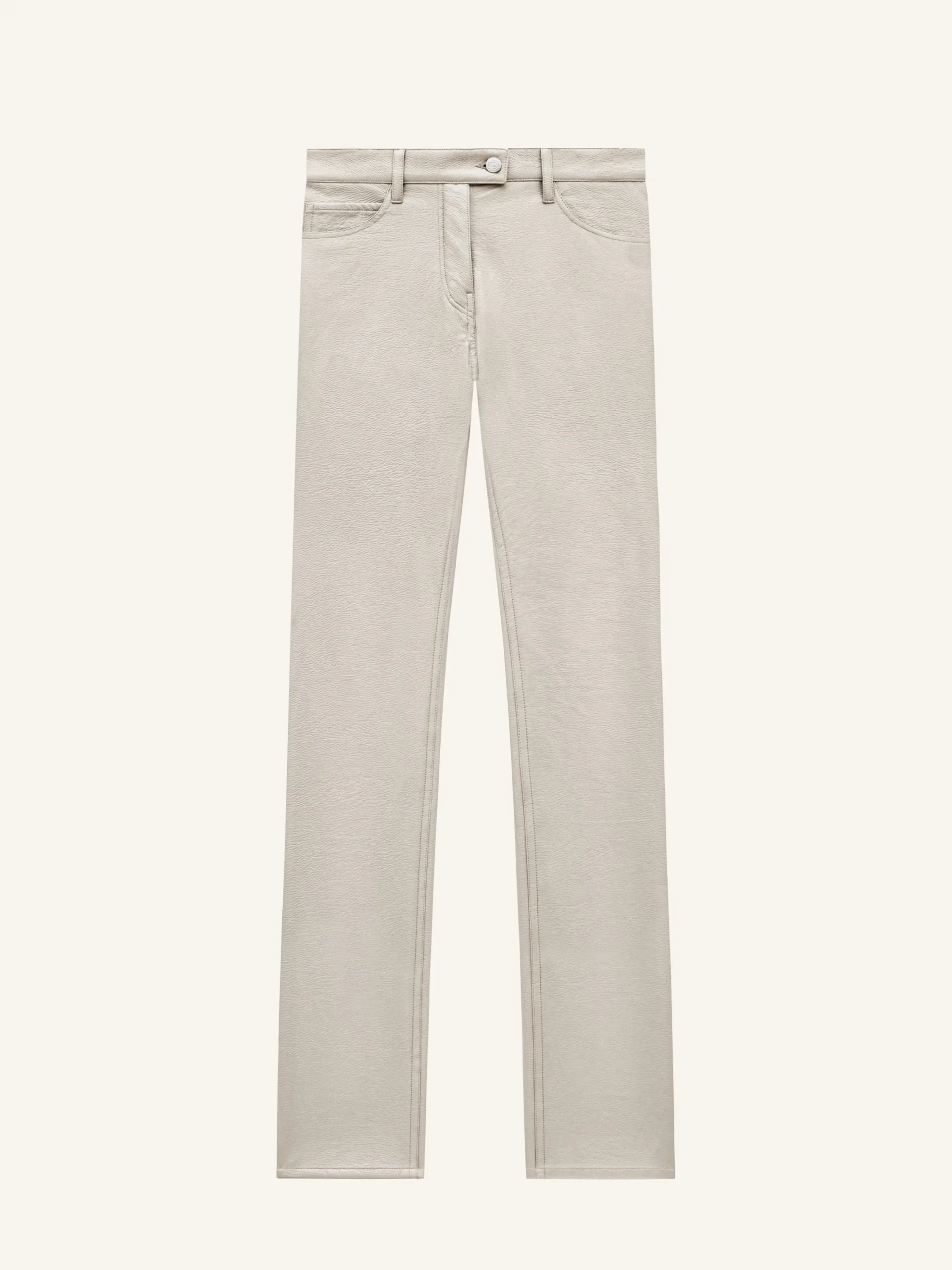 REEDITION 5-POCKET VINYL PANTS