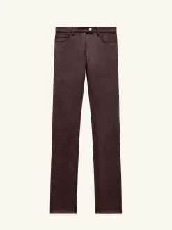 REEDITION 5-POCKET VINYL PANTS