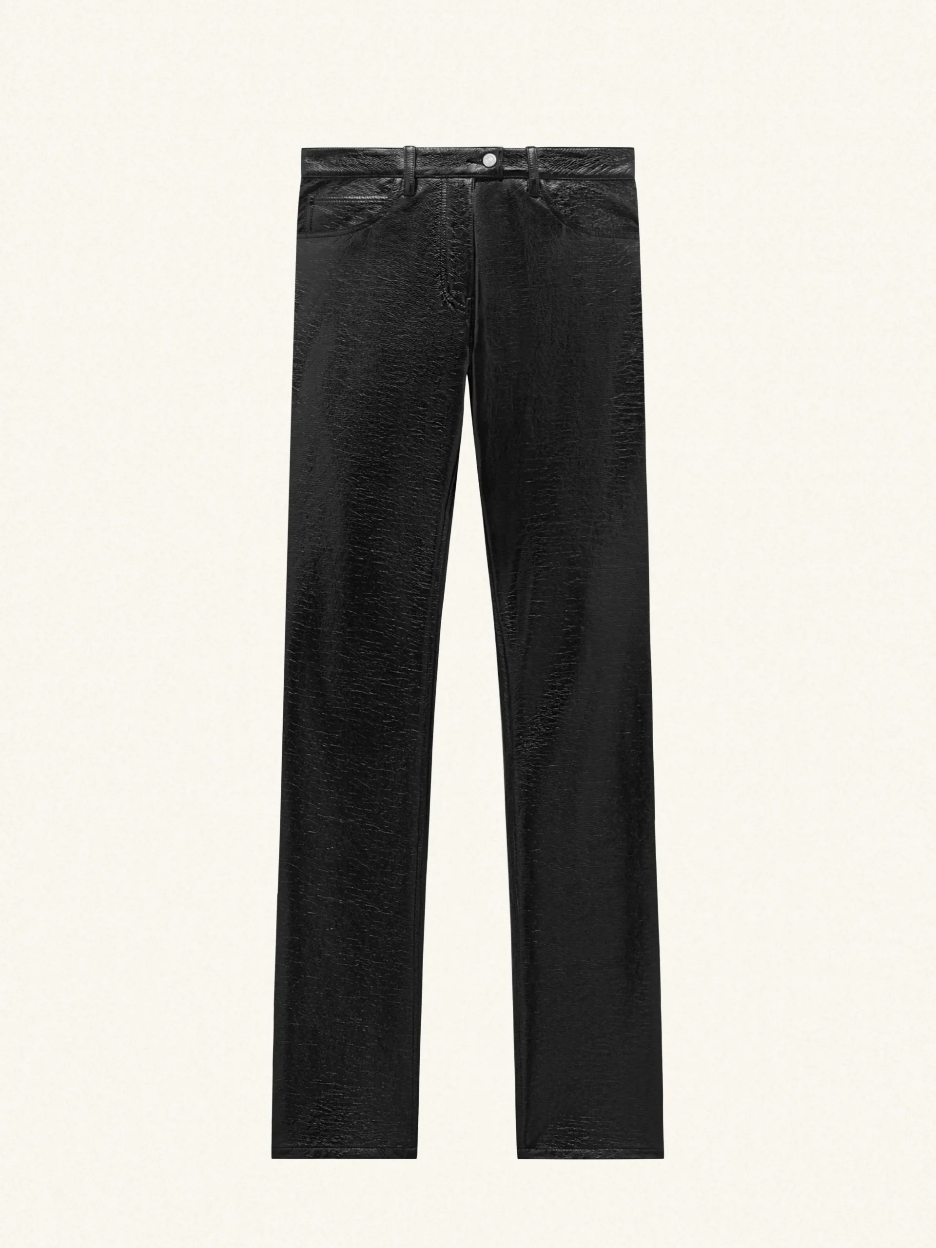REEDITION 5-POCKET VINYL PANTS