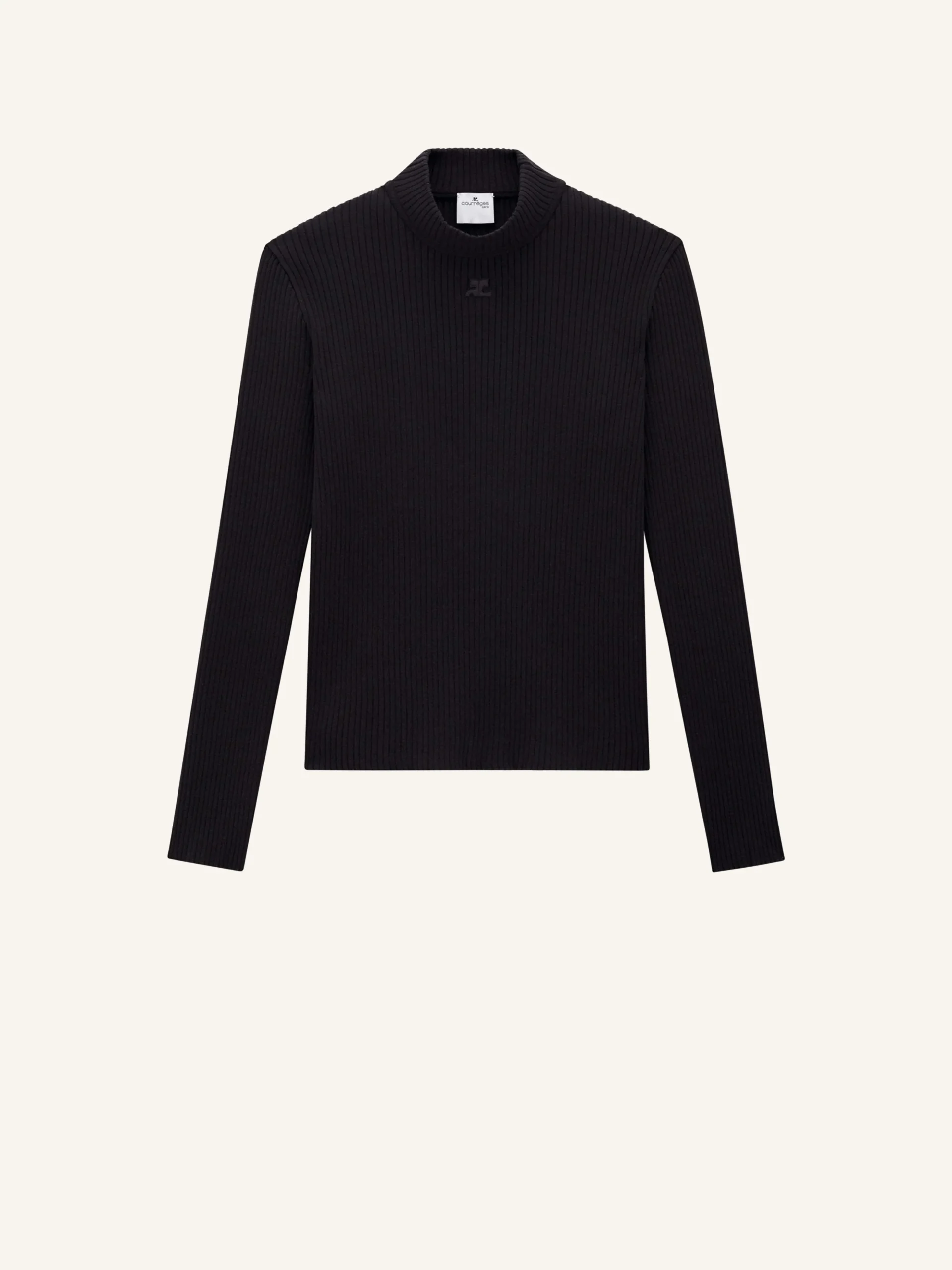 REEDITION RIB KNIT MOCKNECK SWEATER