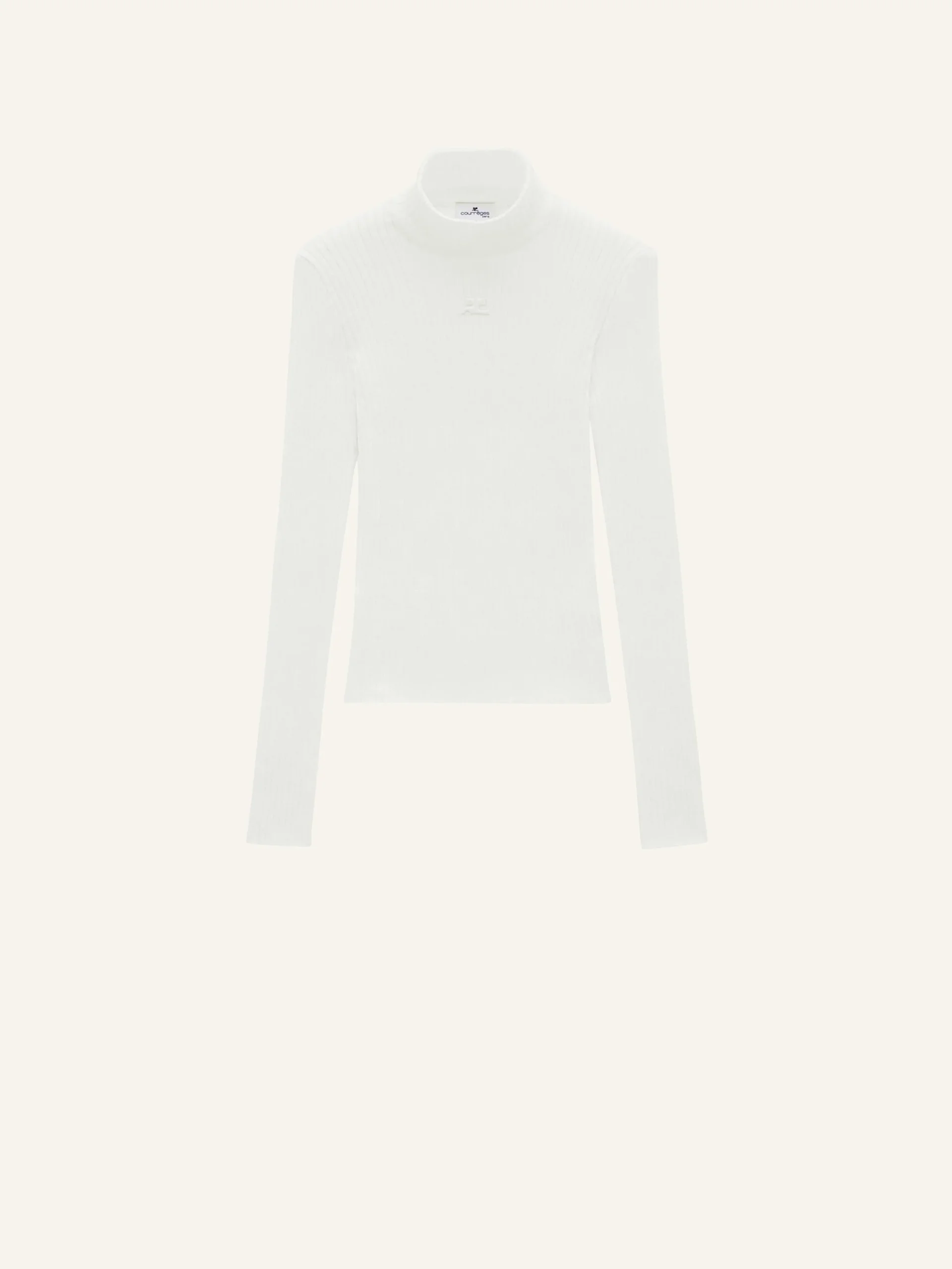 REEDITION RIB KNIT MOCKNECK SWEATER