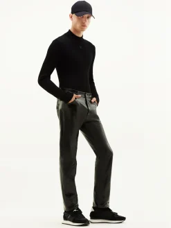 REEDITION RIB KNIT MOCKNECK SWEATER