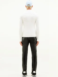 REEDITION RIB KNIT MOCKNECK SWEATER