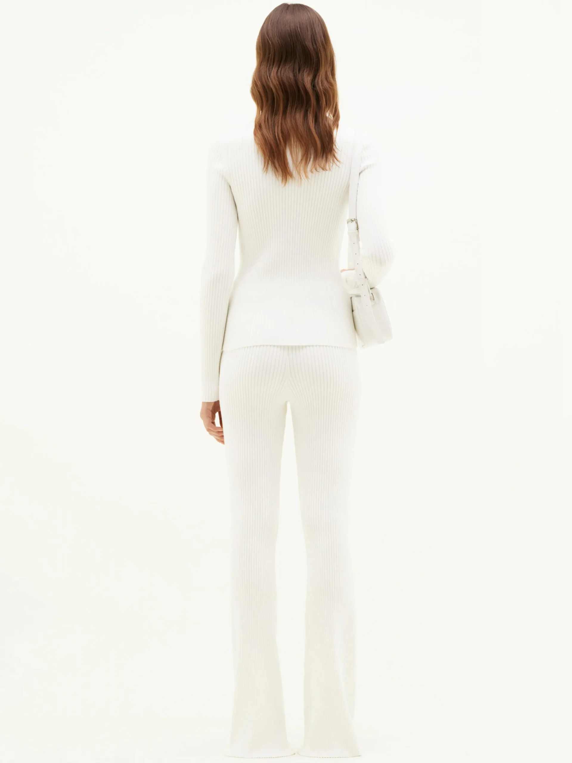 REEDITION RIB KNIT MOCKNECK SWEATER