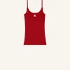 REEDITION RIB KNIT TANK TOP