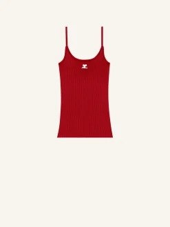 REEDITION RIB KNIT TANK TOP
