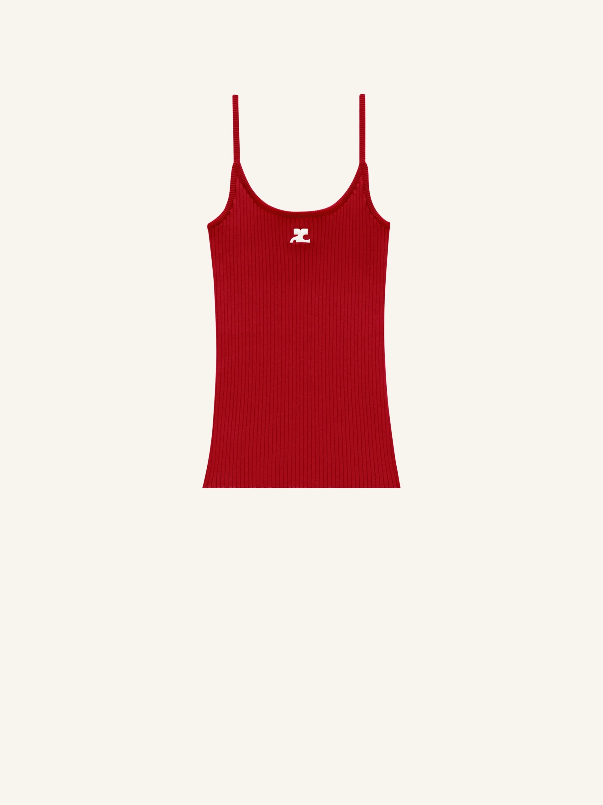 REEDITION RIB KNIT TANK TOP
