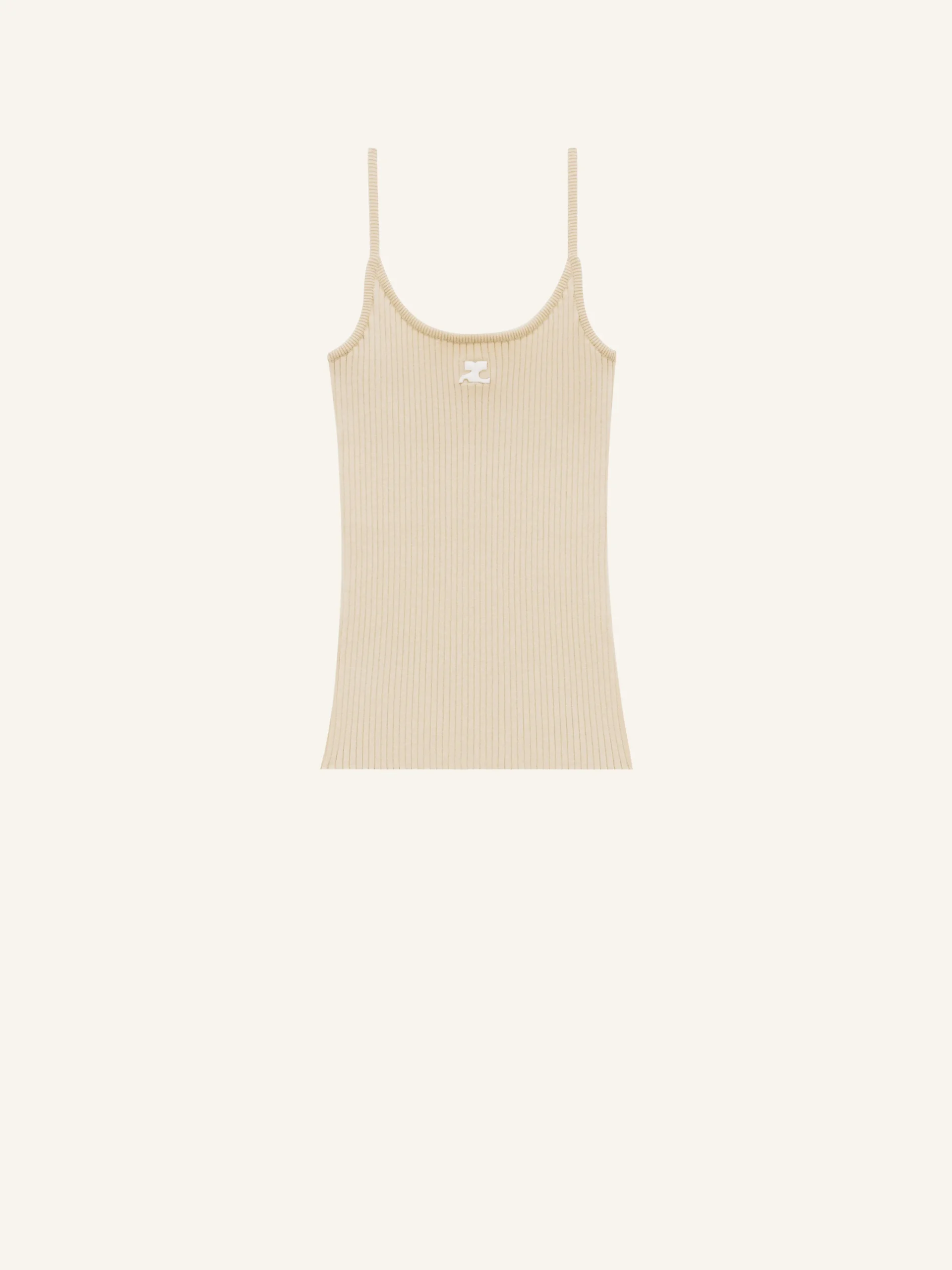 REEDITION RIB KNIT TANK TOP