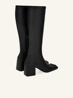 REEDITION STRETCH LEATHER EFFECT BOOTS