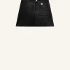 REEDITION VINYL MINI SKIRT
