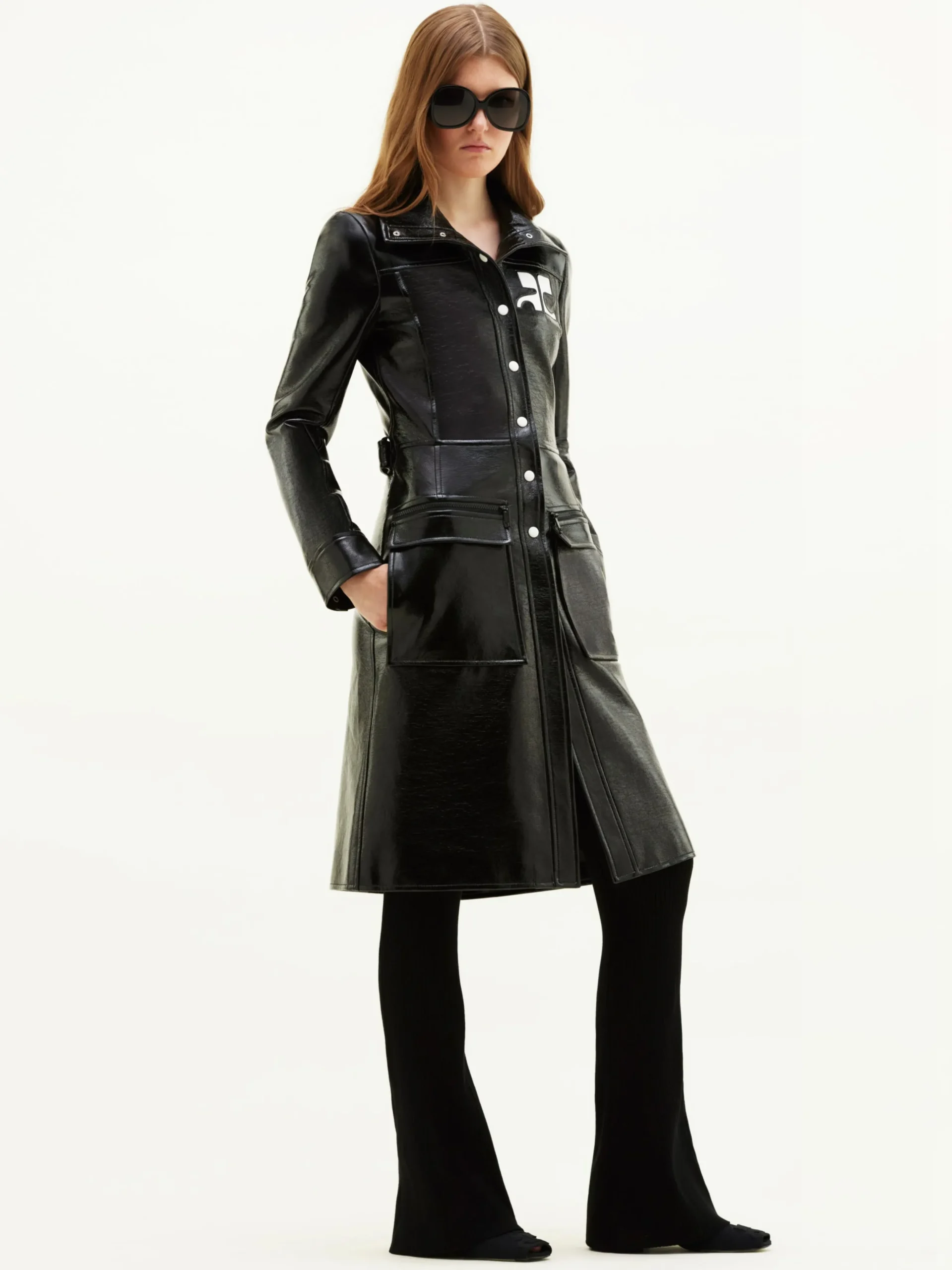 REEDITION VINYL TRENCH COAT