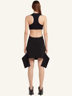 REVERSED BELT MINI SKIRT