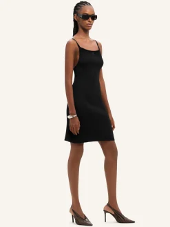 RIB KNIT MINI DRESS
