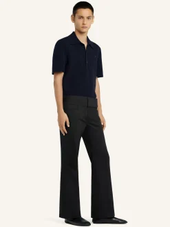RIB KNIT POLO