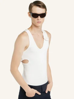 90'S RIB CUT OUT TOP