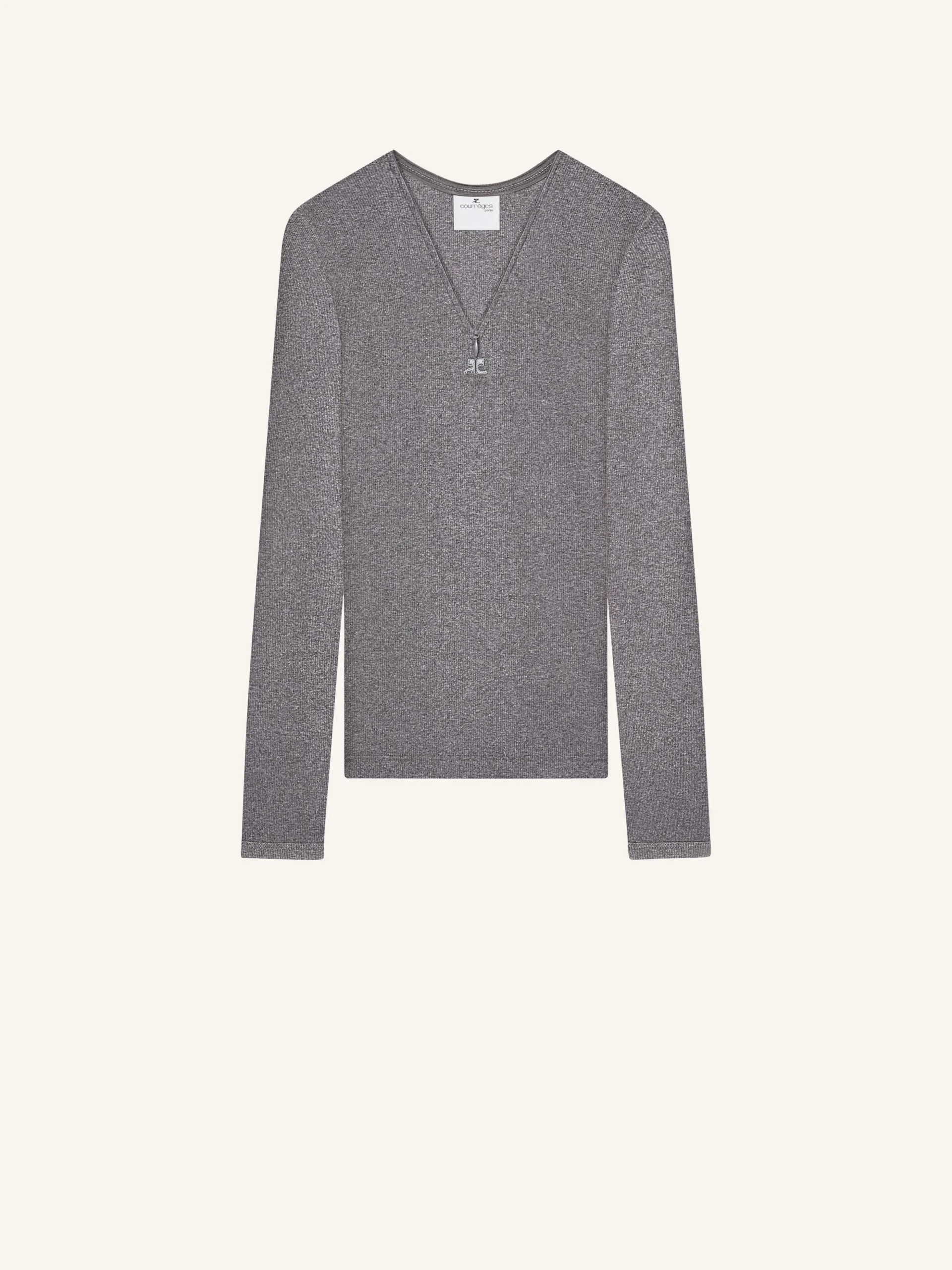 90'S ZIP NECK T-SHIRT