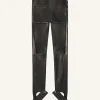 SCUBA LEATHER OVERSKIRT PANTS