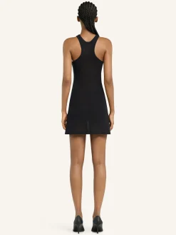 SCUBA MESH MINI DRESS