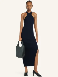 SCUBA RIB KNIT DRESS
