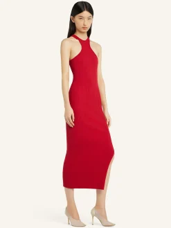 SCUBA RIB KNIT DRESS