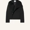 SHORT OBLIQUE TRENCH COAT