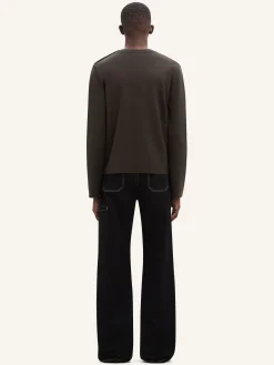 SHOULDER SNAPS SWEATER